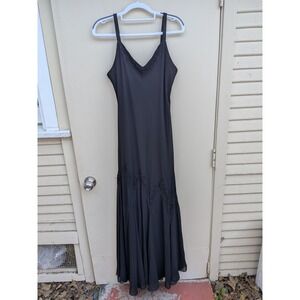 Xscape Petite Black Vintage Beaded Sleeveless Fishtail Maxi Dress 10 Petite